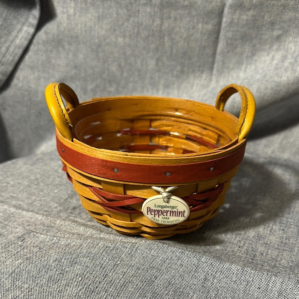 Longaberger Brown Accent Basket